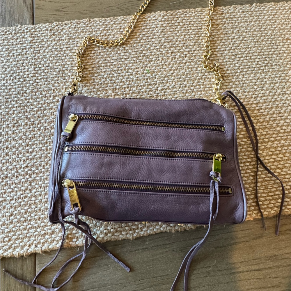 NWOT Rebecca Minkoff Triple Zipper Crossbody